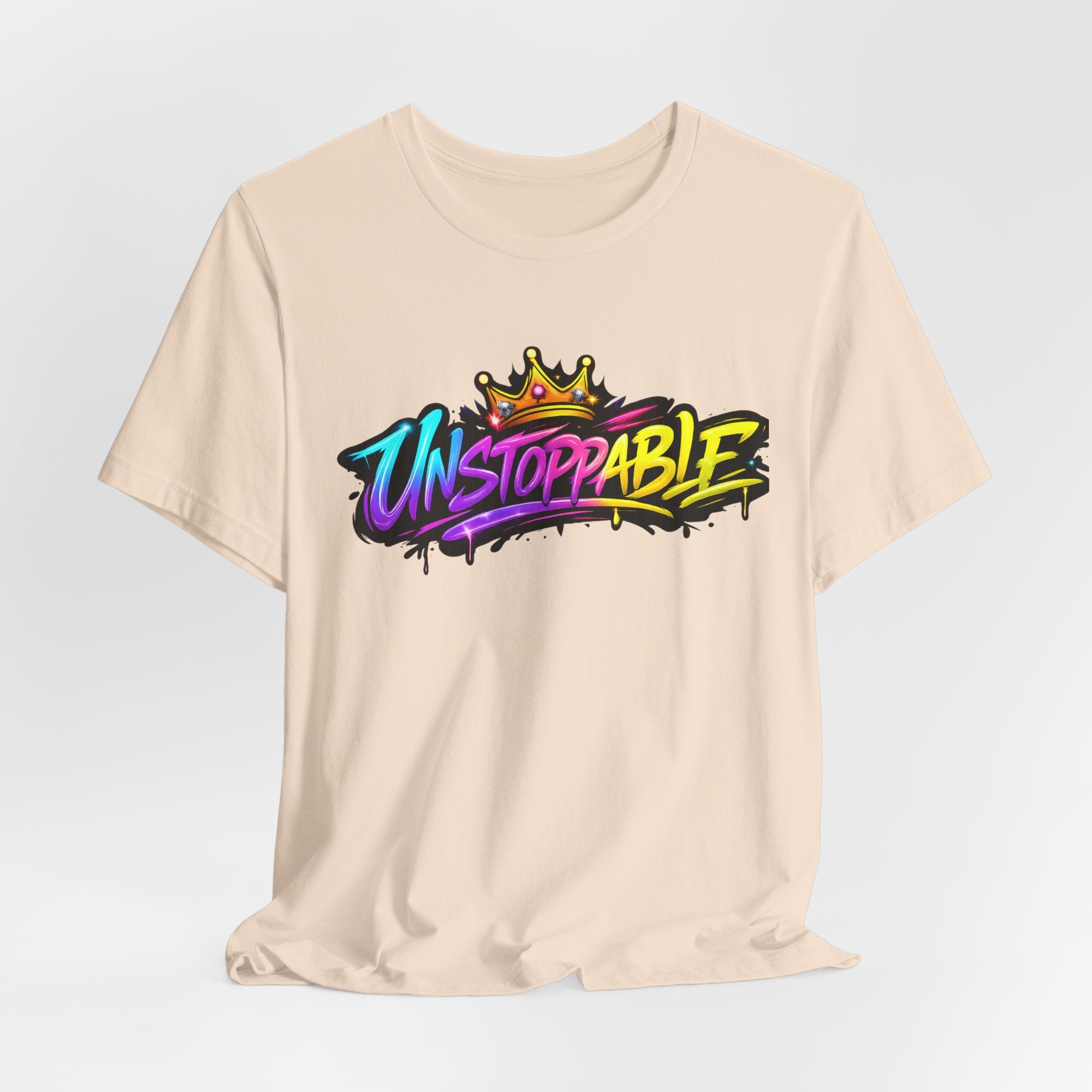 Unstoppable Graffiti Tee — Own & Rise Unisex Short Sleeve