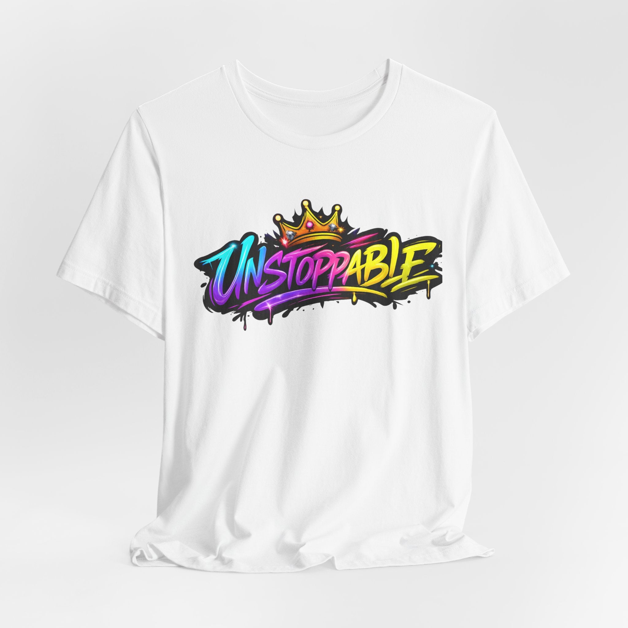 Unstoppable Graffiti Tee — Own & Rise Unisex Short Sleeve